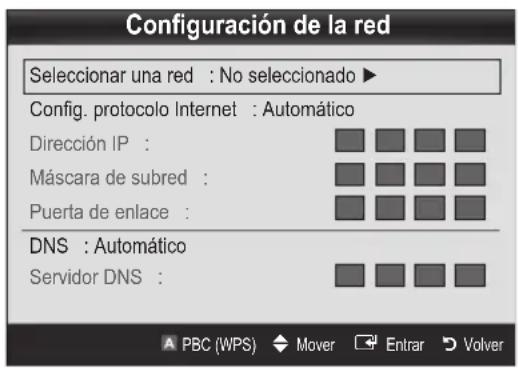 SAMSUNG UE40C9000SW - Cómo realizar la configuración mediante PBC (WPS) - 1