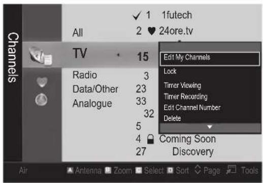 SAMSUNG UE40C9000SW - (in Channel Manager) - 1