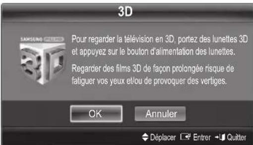 SAMSUNG UE40C9000SW - Visionnage d'une image 3D - 1