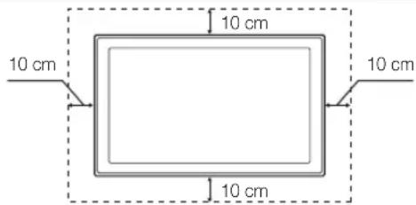 SAMSUNG UE40C9000SW - Instalacao com uma base. Instalacao com um suporte de montagem na parede. - 2