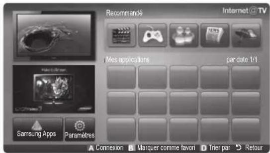 SAMSUNG UE40C9000SW - Mise en route d'Internet@TV - 3