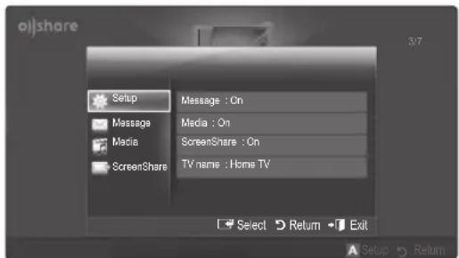 SAMSUNG UE40C9000SW - Setup - 1