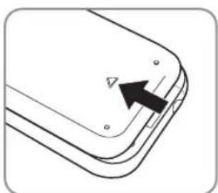 SAMSUNG UE40C9000SW - Inserting the battery - 1