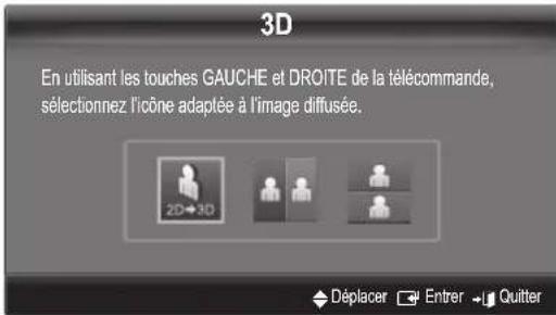 SAMSUNG UE40C9000SW - Visionnage d'une image 3D - 2