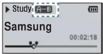 SAMSUNG YPU5QW - Annulation de la répétition d'un segment - 1