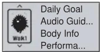 SAMSUNG YPU5QW - Pour lancer le mode Fitness - 1