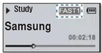 SAMSUNG YPU5QL - Régler la vitesse de lecture - 1