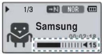 SAMSUNG YPU5QL - CONTROLE DU VOLUME - 1