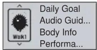 SAMSUNG YPU5QL - Pour lancer le mode Fitness - 1