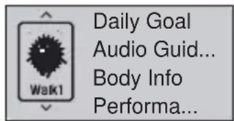 SAMSUNG YPU5AL - Pour lancer le mode Fitness - 1