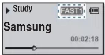 SAMSUNG YPU5AL - Régler la vitesse de lecture - 1