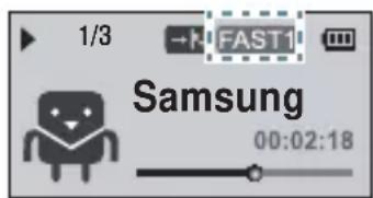 SAMSUNG YPU5AL - Régler la vitesse de lecture - 1