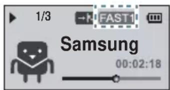 SAMSUNG YPU5AB - Régler la vitesse de lecture - 1