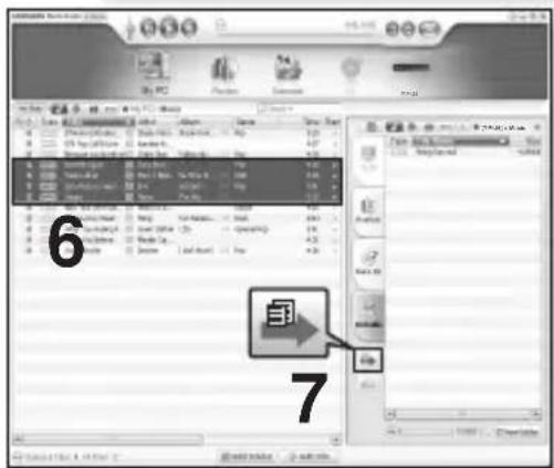 SAMSUNG YPU4AU - TRANSFERT DE FICHIERS VERS LE LECTEUR AVEC SAMSUNG MEDIA STUDIO (Suite) - 1