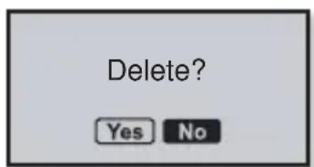 SAMSUNG YPU4AU - Pour supprimer une présélection - 1