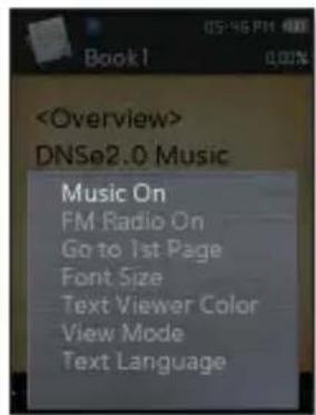 SAMSUNG YPQ2CW - Ecouter de la musique ou la radio FM durant la lecture de texte - 1