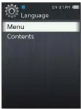 SAMSUNG YPQ2CW - Options de réglage de la langue - 1