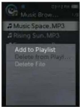 SAMSUNG YPQ2CW - Ajout d'un fi chier à la liste de lecture - 2