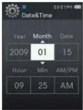 SAMSUNG YPQ2CW - Option de réglage de Date et heures - 1