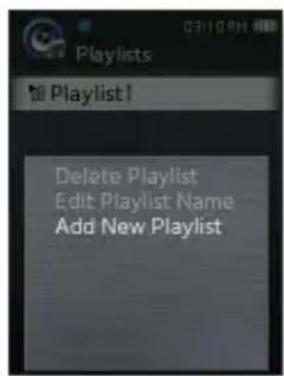 SAMSUNG YPQ2CW - Ajout d'une nouvelle liste de lecture - 2