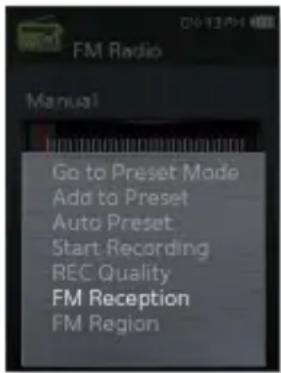 SAMSUNG YPQ2CW - Réglage de la réception FM - 1
