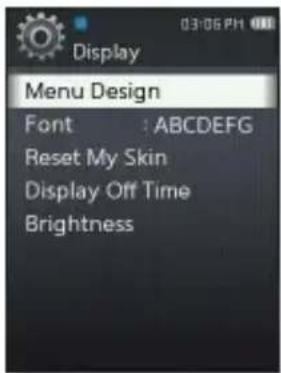 SAMSUNG YPQ2CW - Options de réglage de l'affi chage - 1