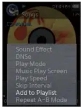 SAMSUNG YPQ2CW - Ajout d'un fi chier à la liste de lecture - 1