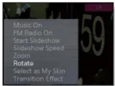 SAMSUNG YPQ2CW - Pour faire pivoter une image - 1