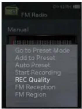 SAMSUNG YPQ2CW - Défi nition de la qualité d'enregistrement FM - 1