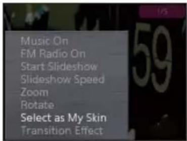 SAMSUNG YPQ2AW - Sélectionner une image comme fond d'écran - 1