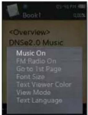 SAMSUNG YPQ2AW - Écouter de la musique ou la radio FM pendant la lecture de texte - 1