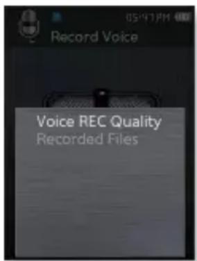SAMSUNG YPQ2AW - Réglage de la qualité de l'enregistrement vocal - 1
