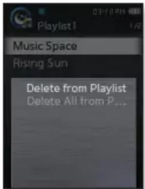 SAMSUNG YPQ2AW - Suppression d'un fichier de la liste de lecture - 2