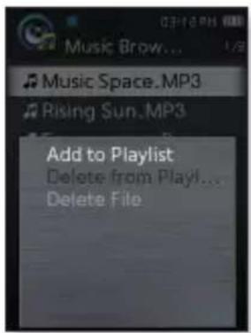 SAMSUNG YPQ2AW - Ajout d'un fichier à la liste de lecture - 1