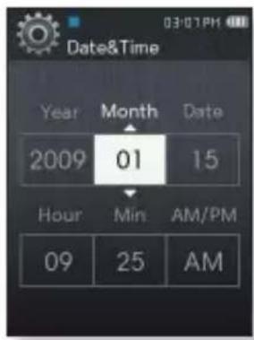SAMSUNG YPQ2AW - Option de réglage de date et heures - 1