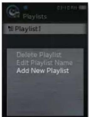 SAMSUNG YPQ2AW - Ajout d'une nouvelle liste de lecture - 2