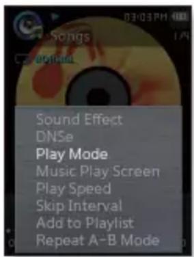 SAMSUNG YPQ2AW - Options du mode de lecture - 1
