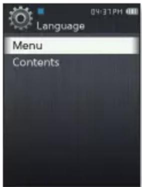 SAMSUNG YPQ2AW - Options de réglage de la langue - 1