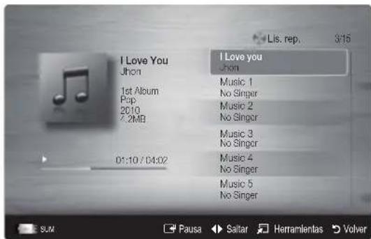 SAMSUNG UE55C6005RW - Reproduccion de musica - 1