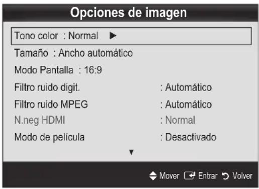 SAMSUNG UE55C6005RW - Opiones deImagen - 1