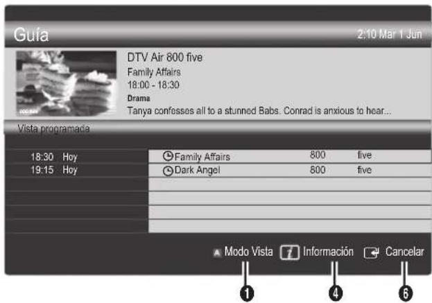 SAMSUNG UE55C6005RW - Uso de la vista planificada - 1