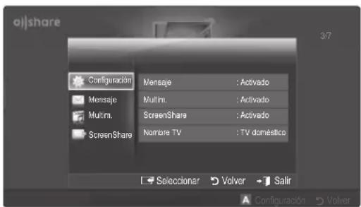 SAMSUNG UE55C6005RW - Configuración - 1