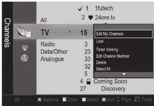 SAMSUNG UE55C6005RW - My Channels - 1