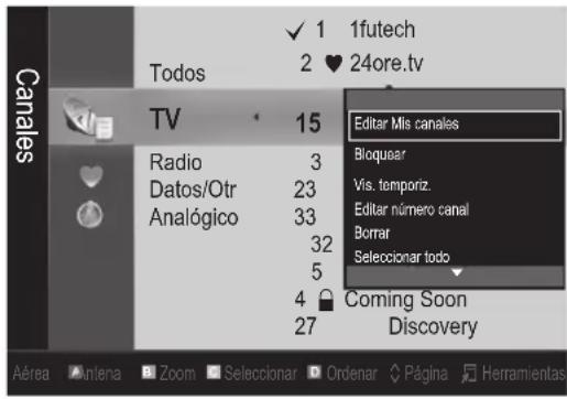 SAMSUNG UE55C6005RW - Mis canales - 1