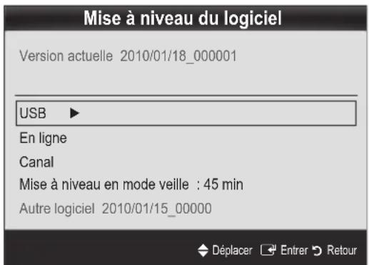 SAMSUNG UE55C6005RW - Mise à niveau du logiciel - 1