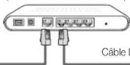 SAMSUNG UE55C6005RW - Connexion à un réseau cable - 5