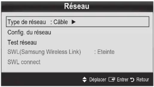 SAMSUNG UE55C6005RW - Procedure de configuration automatique - 1