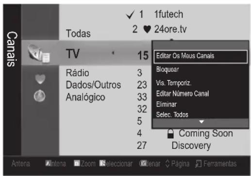 SAMSUNG UE55C6005RW - Os Meus Canais - 1