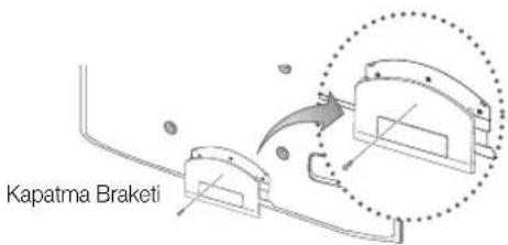 SAMSUNG UE55C6000RK - Kapatma Braketinin Montaji - 1