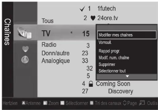 SAMSUNG UE55C6000RK - Mes chaînes - 1